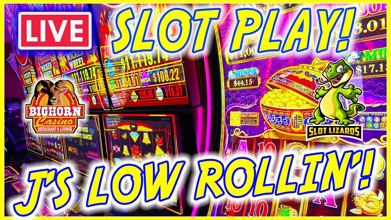 🔴 LIVE SLOTS! J'S LOW ROLLIN' WEDNESDAY! LET'S HIT SOME JACKPOTS! EPISODE 17!