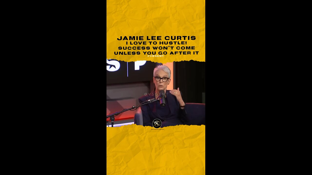 @jamieleecurtis I love to hustle! Success won’t come unless you go after it