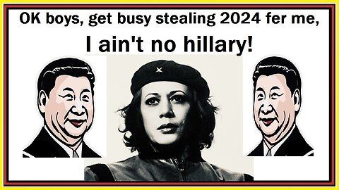 OK boys, get busy stealing 2024 fer me, I ain't no hillary!