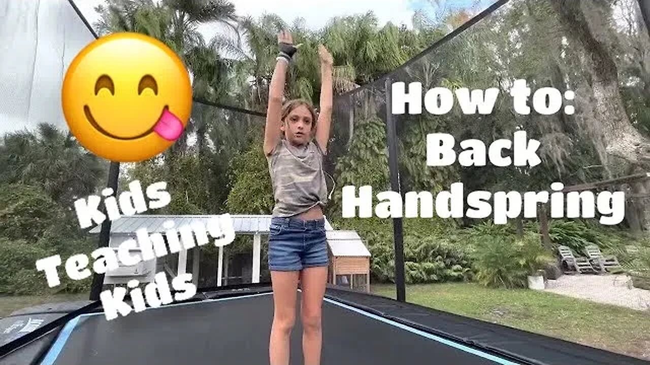 Watch 10-Year-Old Ava Maus Teach You How to Nail a Back Handspring!