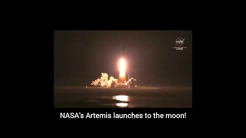 NASA's Artemis lifts off Earth! To the Moon🚀