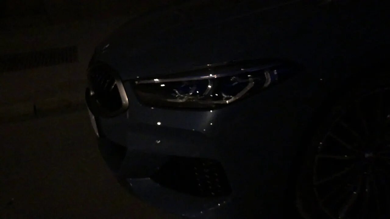 Nice BMW M850i spotted. Very DARK sorry... [4k]