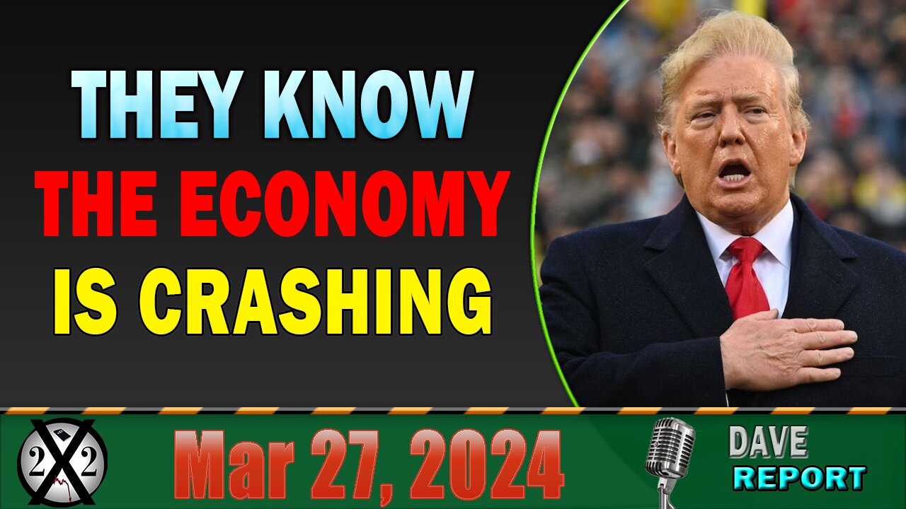 X22 Dave Report! They Know The Economy Is Crashing, Big Players Are Continually Dumping Their Stocks