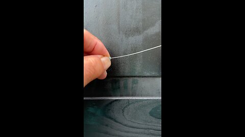 Lead core to monofilament knot