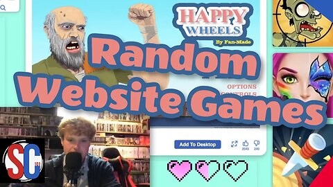 Playing Random Online Games With Sunny On The Computer (Happy Wheels) (Free Flow) (Angry Gran Run)