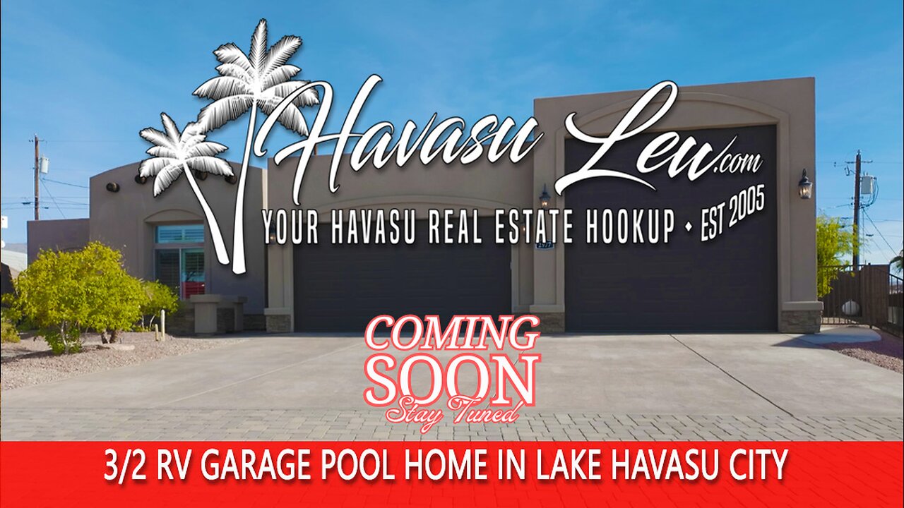 Lake Havasu RV Garage Pool Home 2977 Pony Cir MLS 1033294