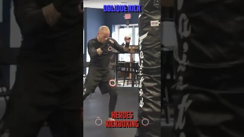 Heroes Training Center | Kickboxing & MMA - Oblique Kick | #Shorts