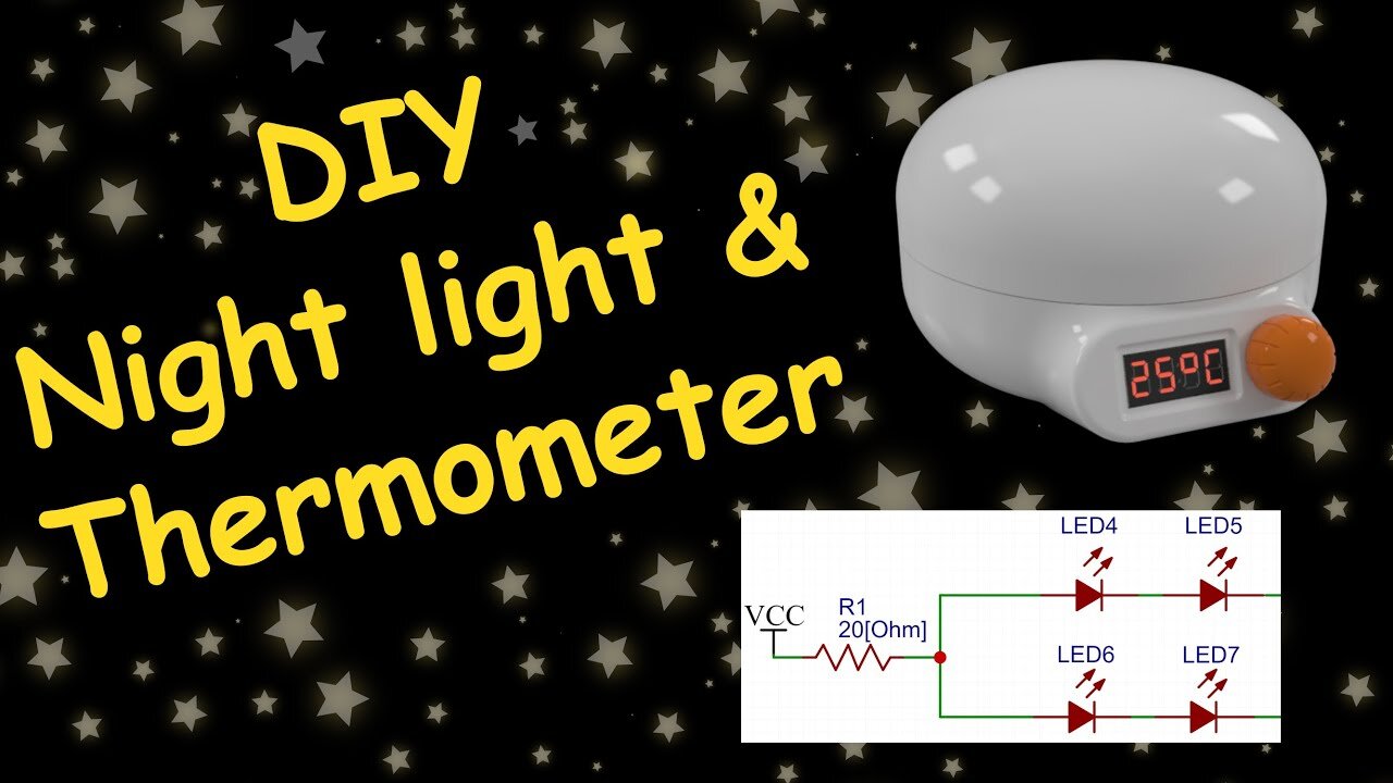DIY Night Light & Thermometer
