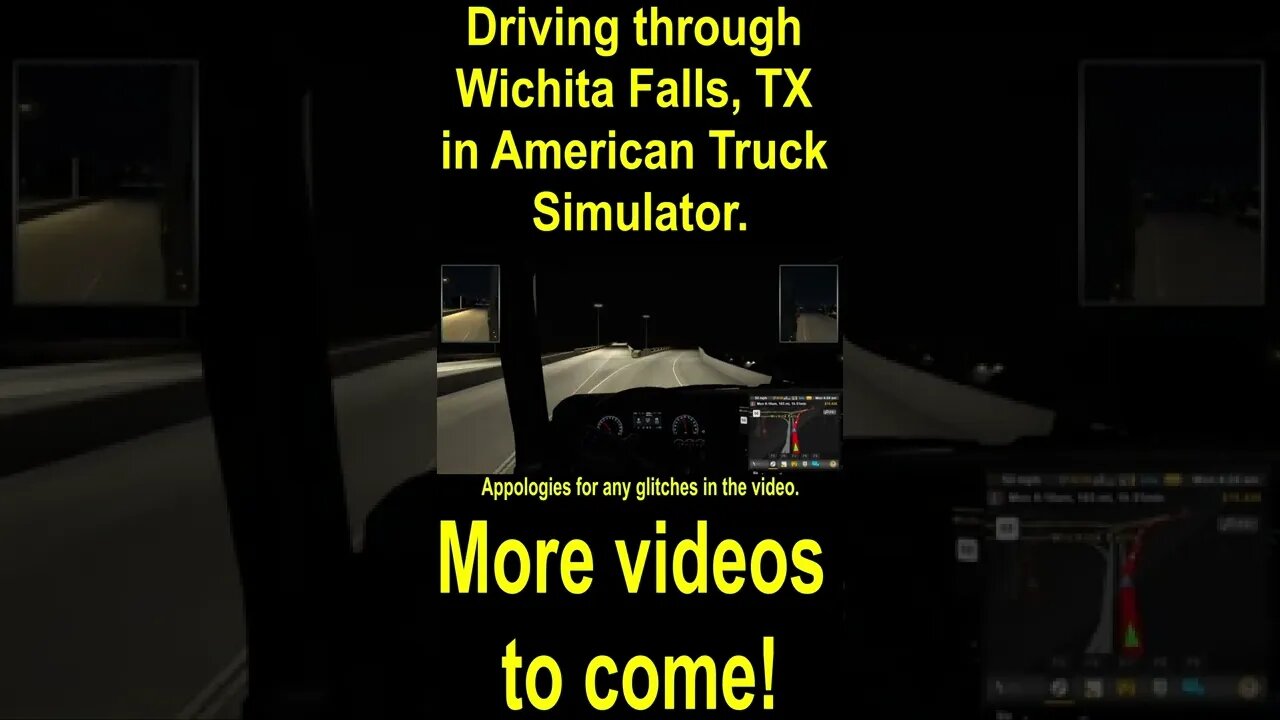 Driving through Wichita Falls, TX in American Truck Simulator