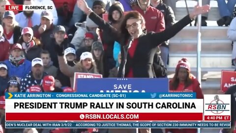 Full Katie Arrington Speech at the Save America Rally in Florence SC 3/12/22