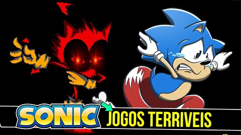 OS 3 jogos da PIOR COLETANEA do Sonic | SONIC.EXE BOOTLEG COLLECTION