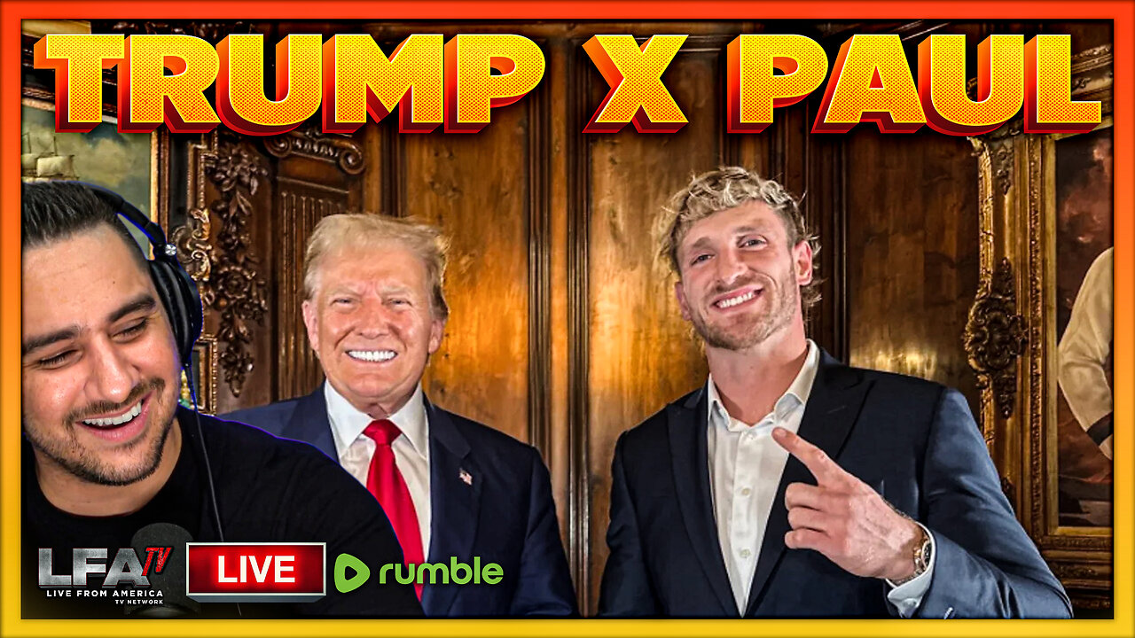 LOGAN PAUL INTERVIEWS PRESIDENT TRUMP! | BASED AMERICA 10.7.24 @7PM EST