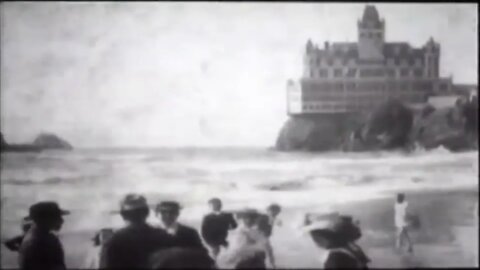 Panorama of Ocean Beach and Cliff House (1903) H. J. Miles