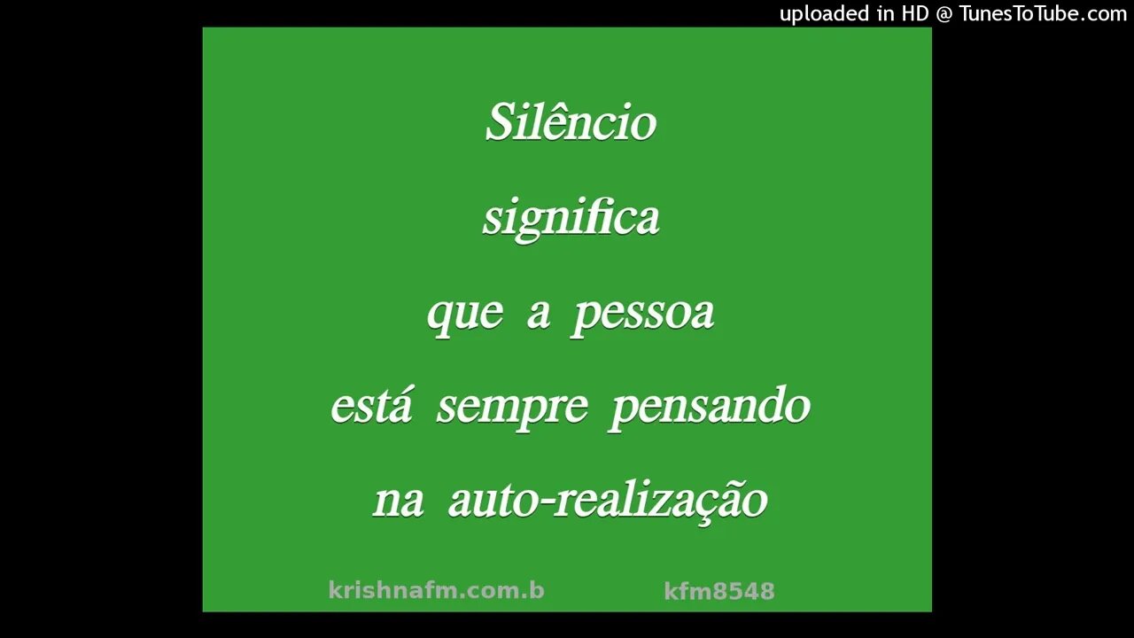 Silêncio significa que a pessoa está sempre pensando na auto-realização kfm8548