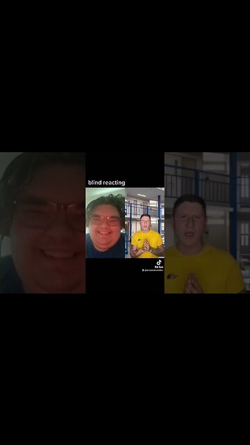 Blind Reacting to an old tiktok video! #comedy