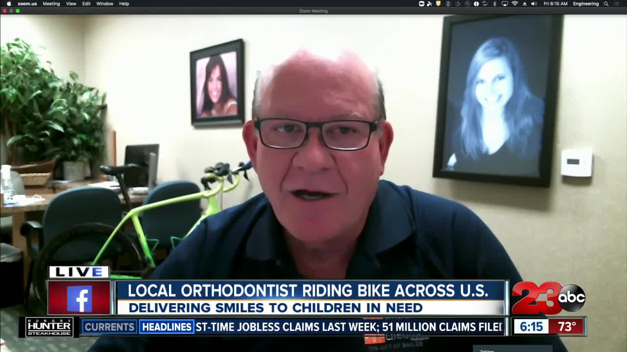 Check This Out: Local dentist riding bike across the U.S.