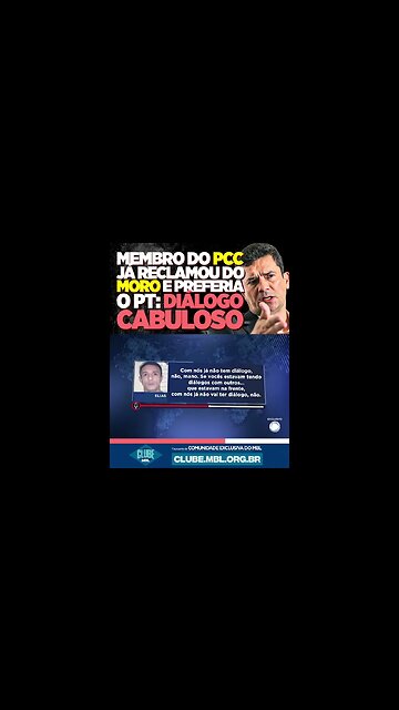 Diálogo CABULOSO entre PT e PCC #shorts