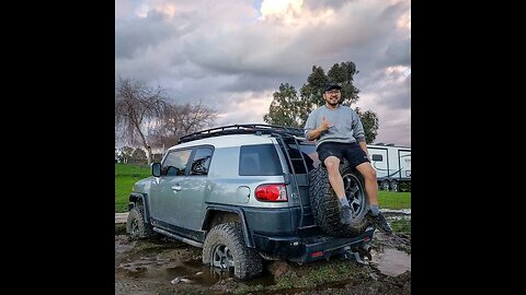 Rescuing my Toyota FJ Cruiser from the mud with California Asian Off-Roaders group!