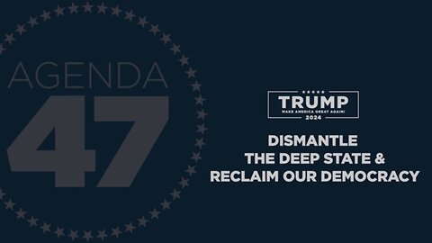 DISMANTLE THE DEEP STATE & RECLAIM OUR DEMOCRACY