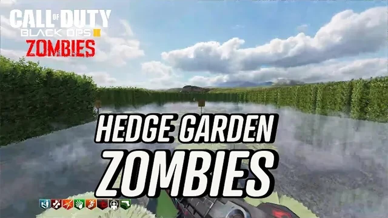 BO3 Custom Zombies Map Hedge Garden Zombies