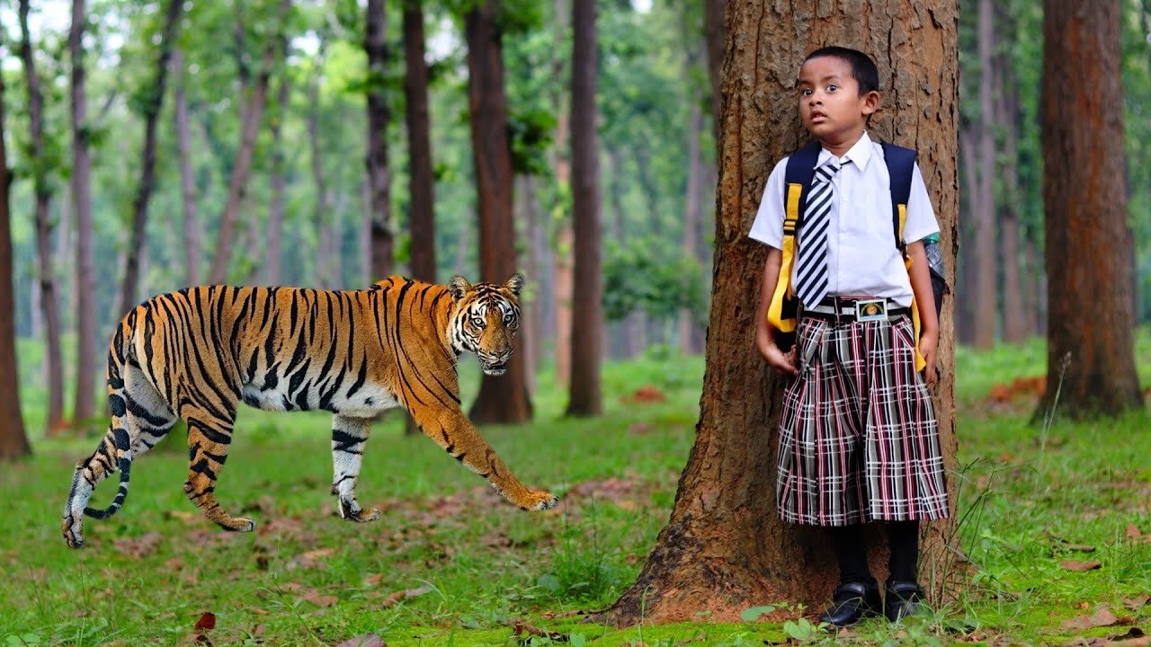 tiger attack man in the forest | tiger attack in jungle, royal bengal tiger attack.