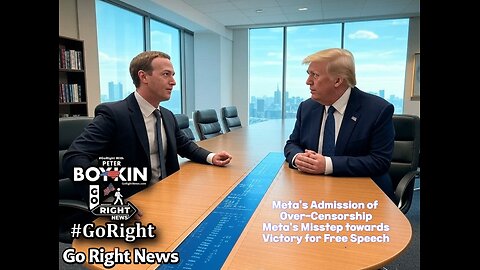 Meta's Admission of Over-Censorship - Meta's Misstep Towards Victory for Free Speech #GoRightNews