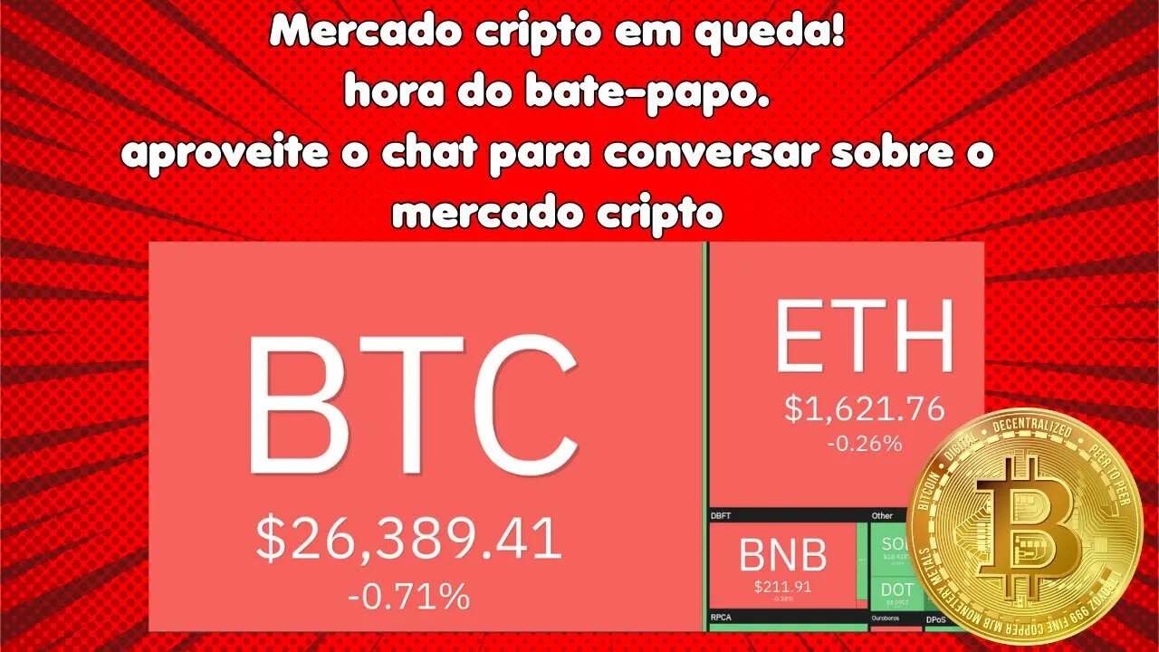 BATE-PAPO AO VIVO SOBRE O MERCADO CRIPTO - Cripto moeda Brasilheira [ Pancakeswap ]