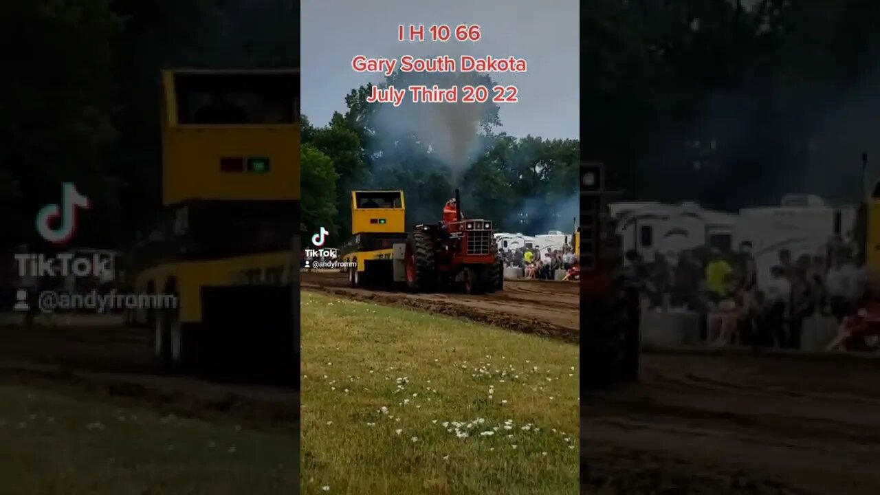 IH 1066 Turbo Diesel SledPulling Gary South Dakota July 3rd 2022