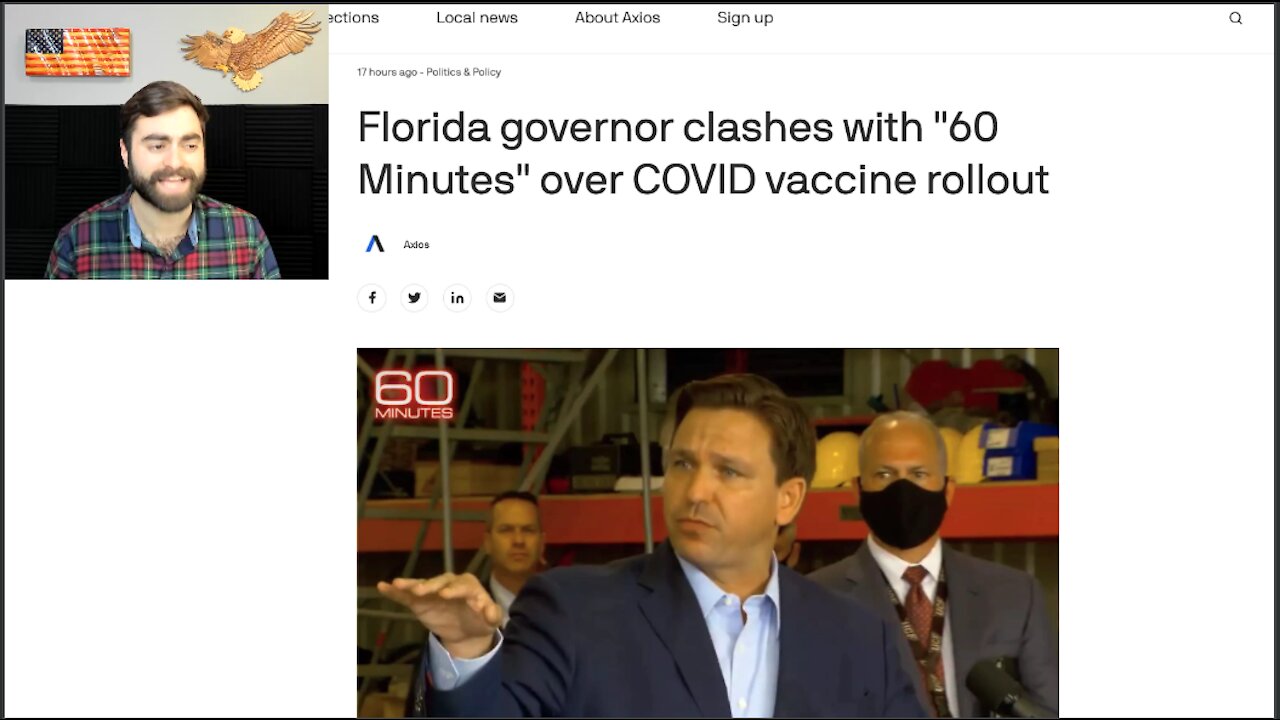 Gov DeSantis & Publix PUNISH '60 Minutes' For Ludicrous Hit-Piece