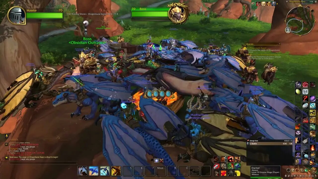 World of Warcraft Siege on Dragonbane Keep World Event