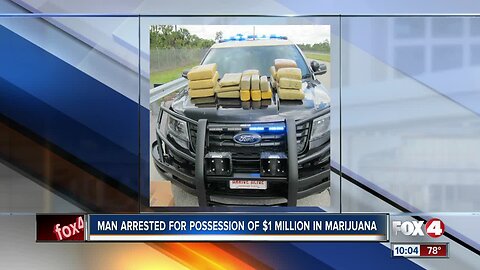 Troopers stop car with $1 million in marijuana inside in Collier County