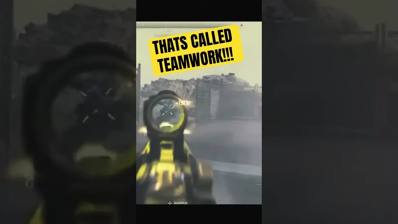 THATS CALLED TEAMWORK!!! Subscribe For More #warzone2 #resurgence #callofduty #shorts