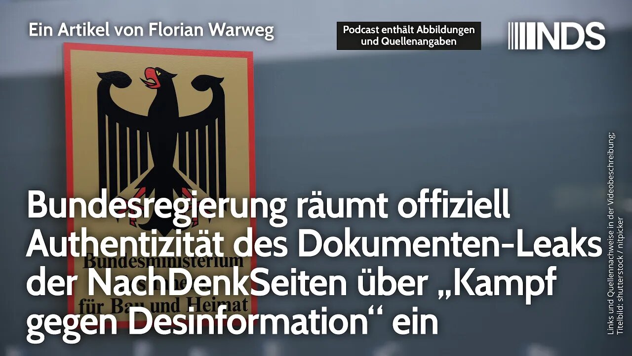 Regierung räumt Authentizität des Dokumenten-Leaks der NDS über „Kampf gegen Desinformation“ ein