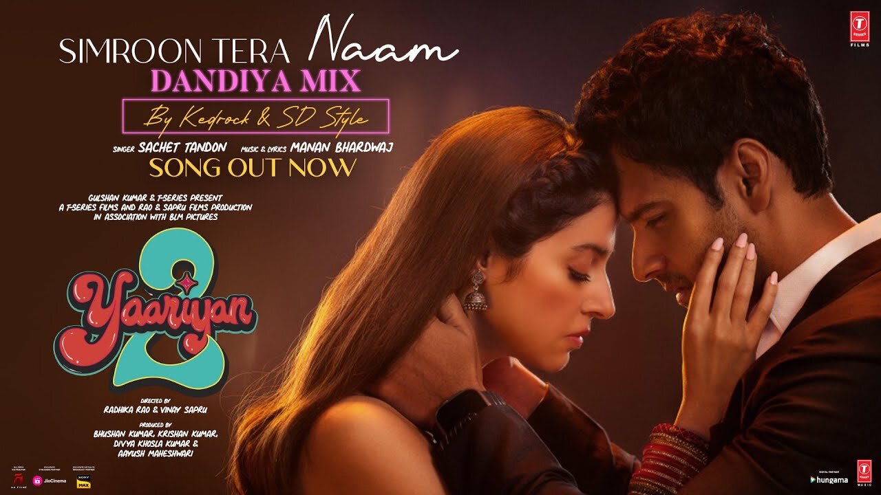 SIMROON TERA NAAM (DANDIYA MIX): Divya, Yash |Manan,Sachet|Kedorck,SD Style|Radhika, Vinay|Bhushan K