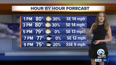 Friday afternoon forecast