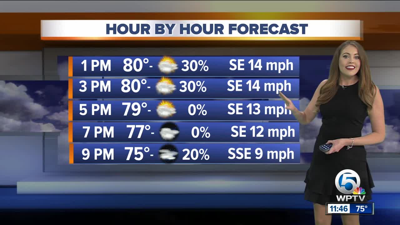 Friday afternoon forecast