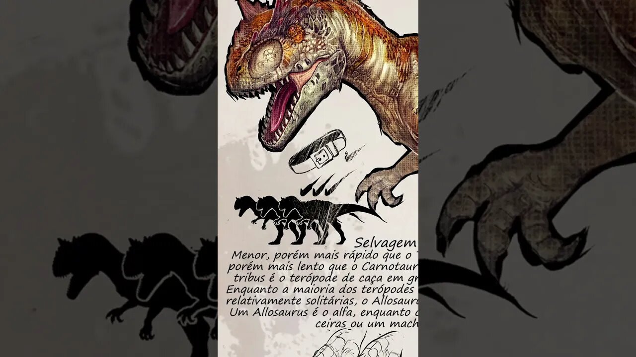 Allosaurus - Notas de Explorador Traduzidas - Ark Survival Evolved