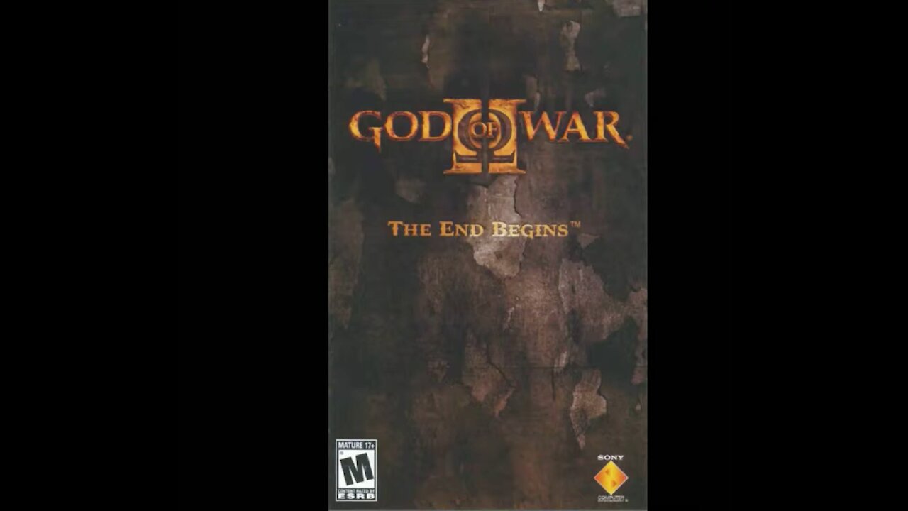 God of War II - Game Manual (PS2) (Instruction Booklet)