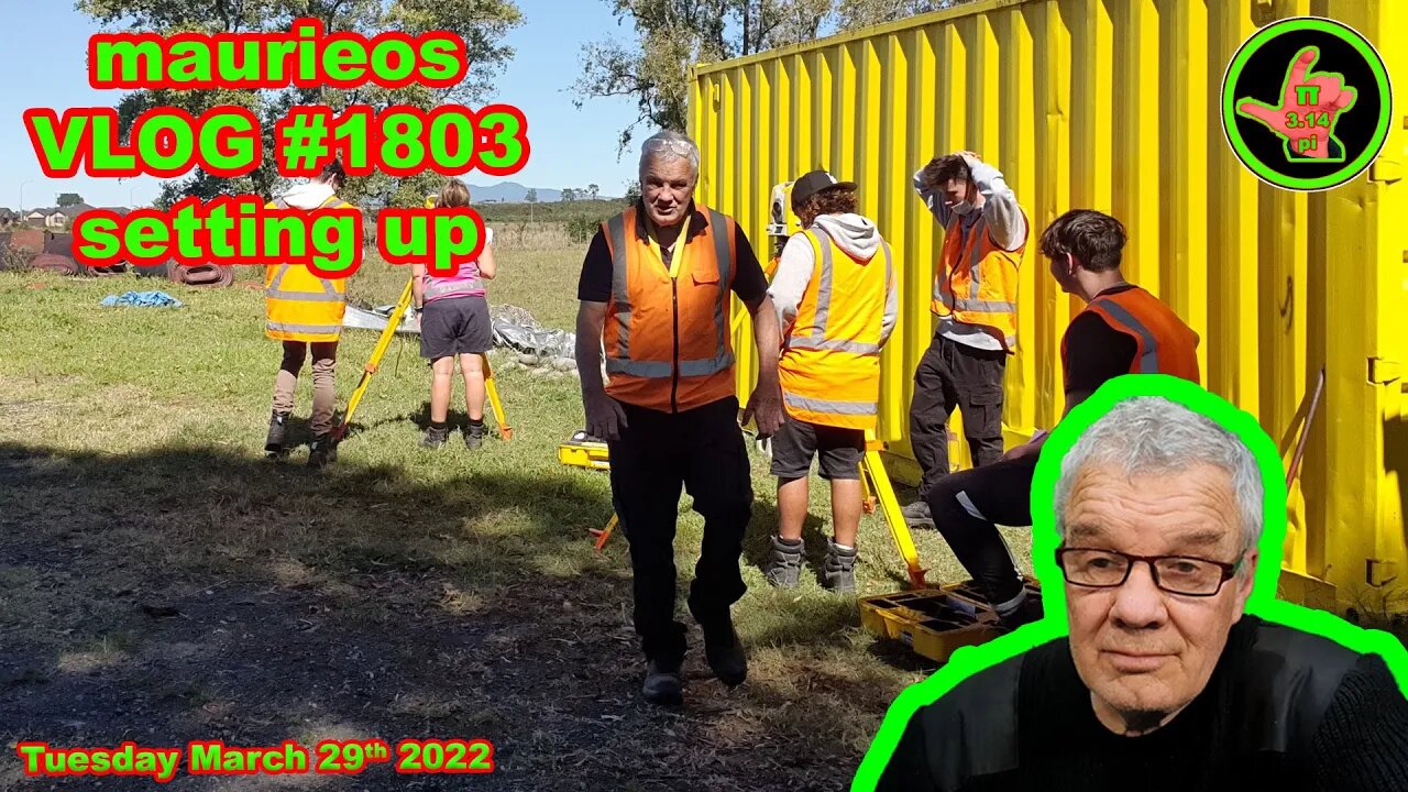 maurieos VLOG #1803 setting up