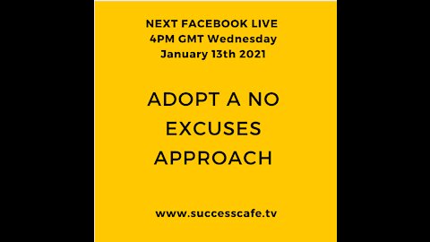 Adopt A No Excuse Approach