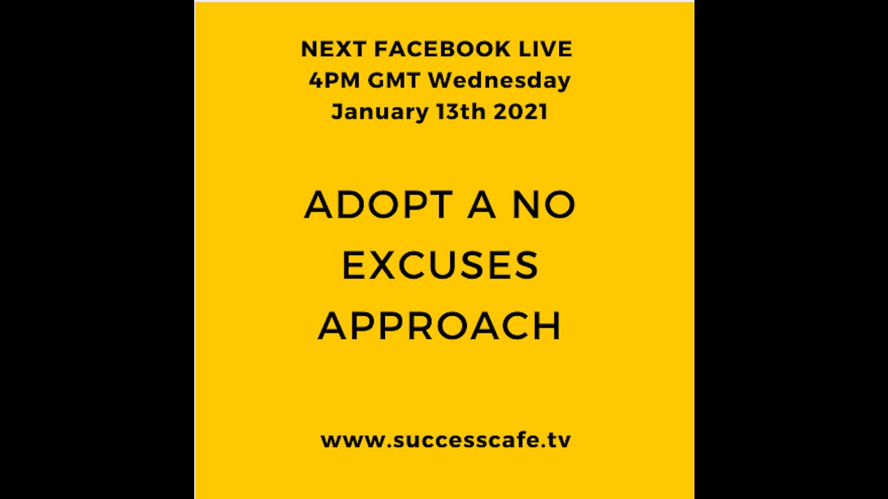 Adopt A No Excuse Approach