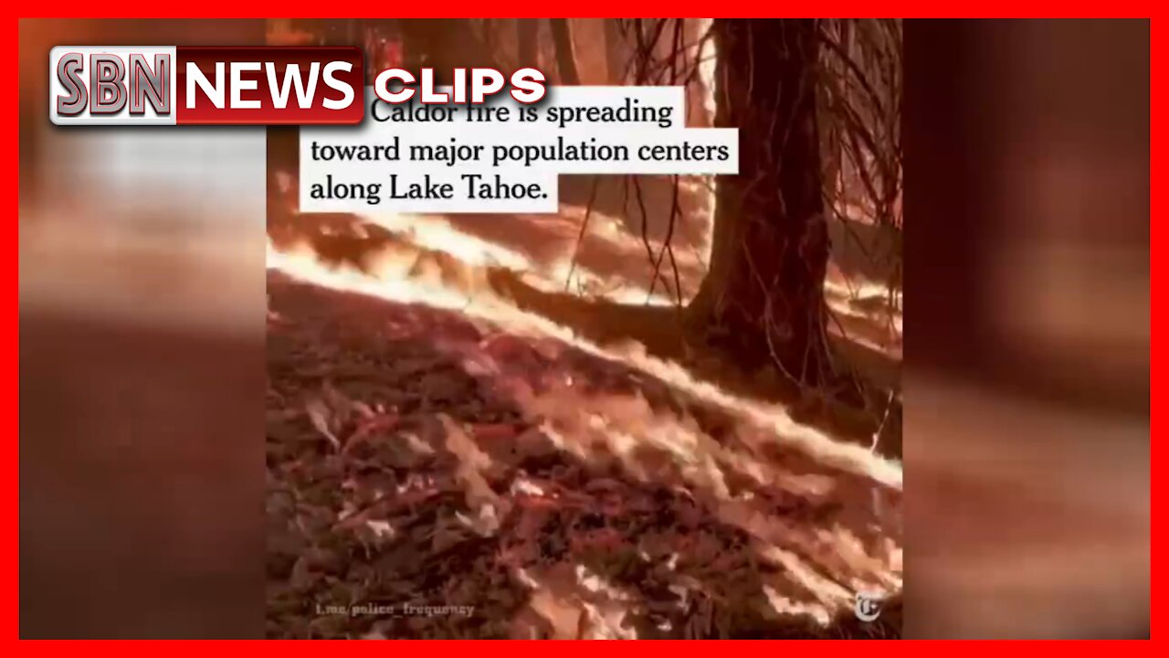 Apocalypse Now Scenes in California, Fires Speed to Meet Lake Caldore Fire - 3361