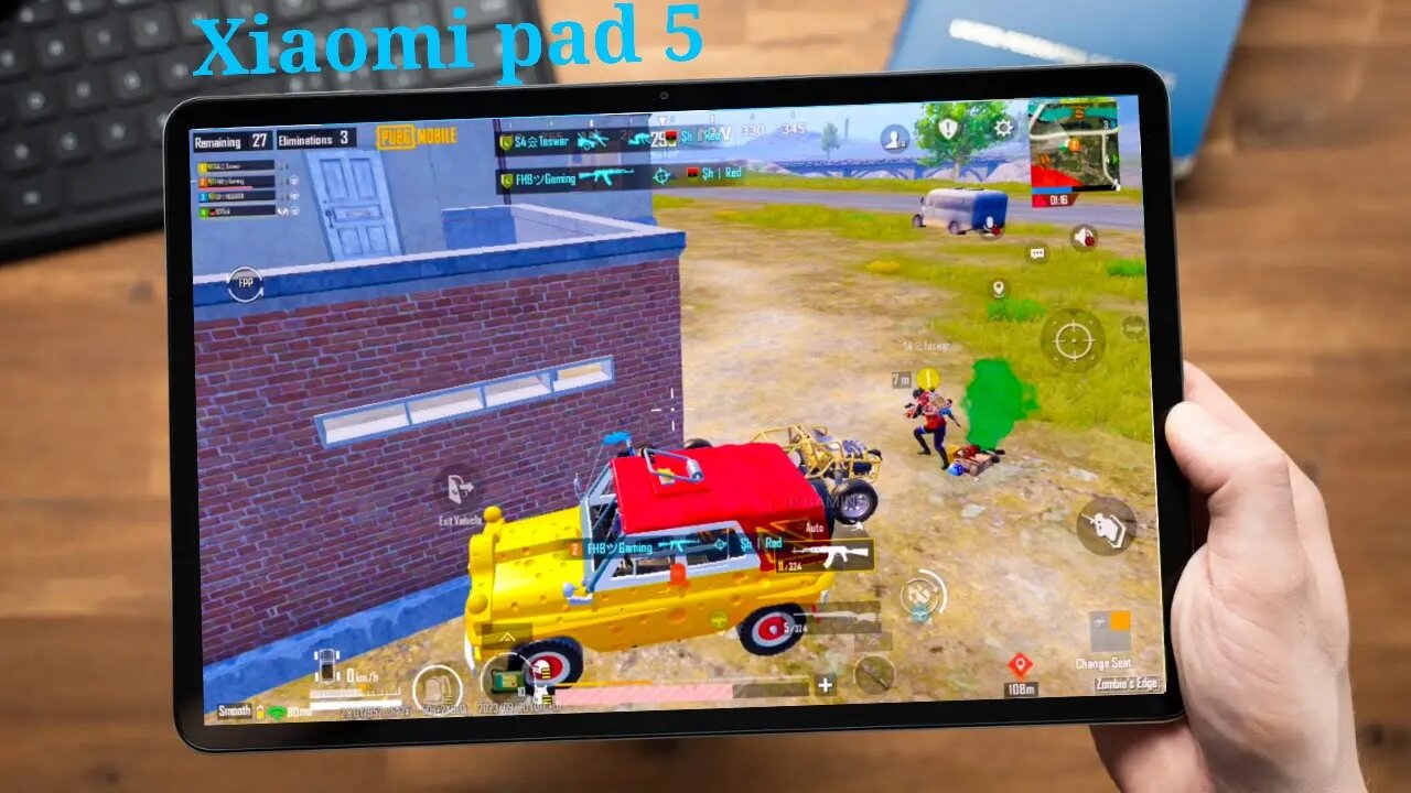 Xiaomi Pad 5 Device 6gb 256gb | Snapdragon 860 😍 Processor | Erangel Squad HD #pubgmobilevideos