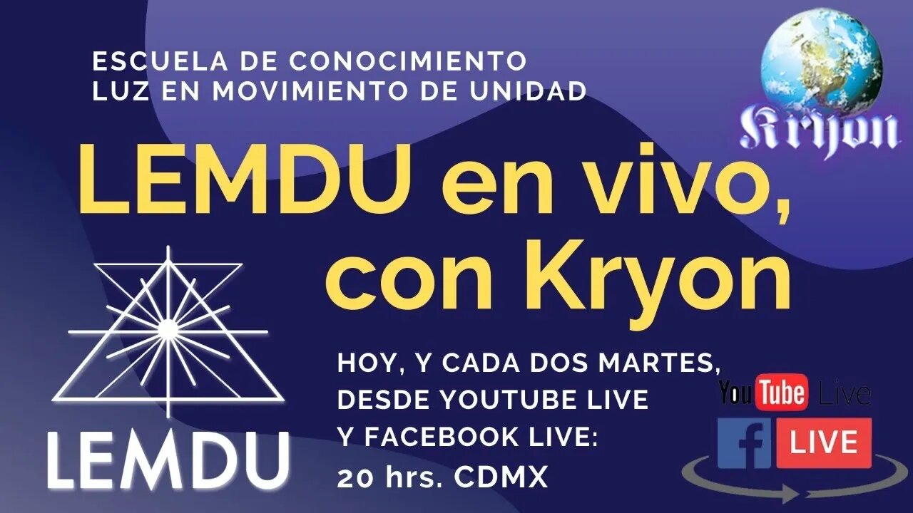 LEMDU EN VIVO CON KRYON: 18 julio 2023.