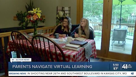 Parents navigate virtual learning