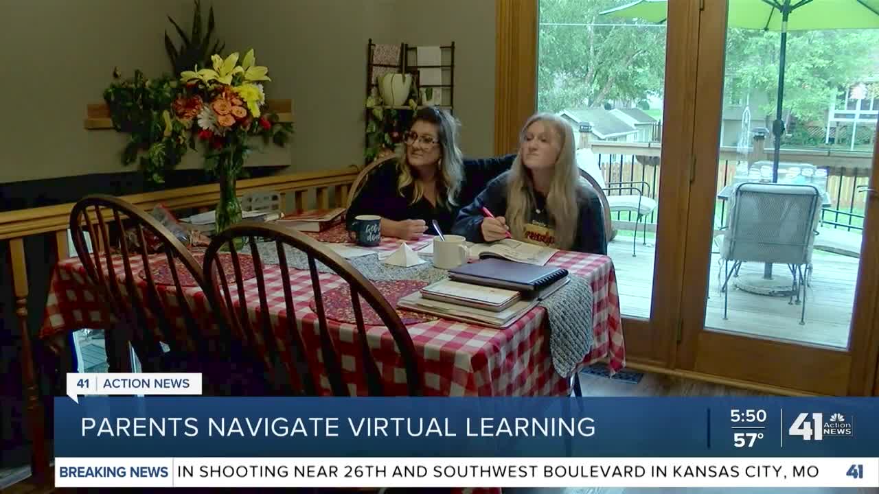 Parents navigate virtual learning