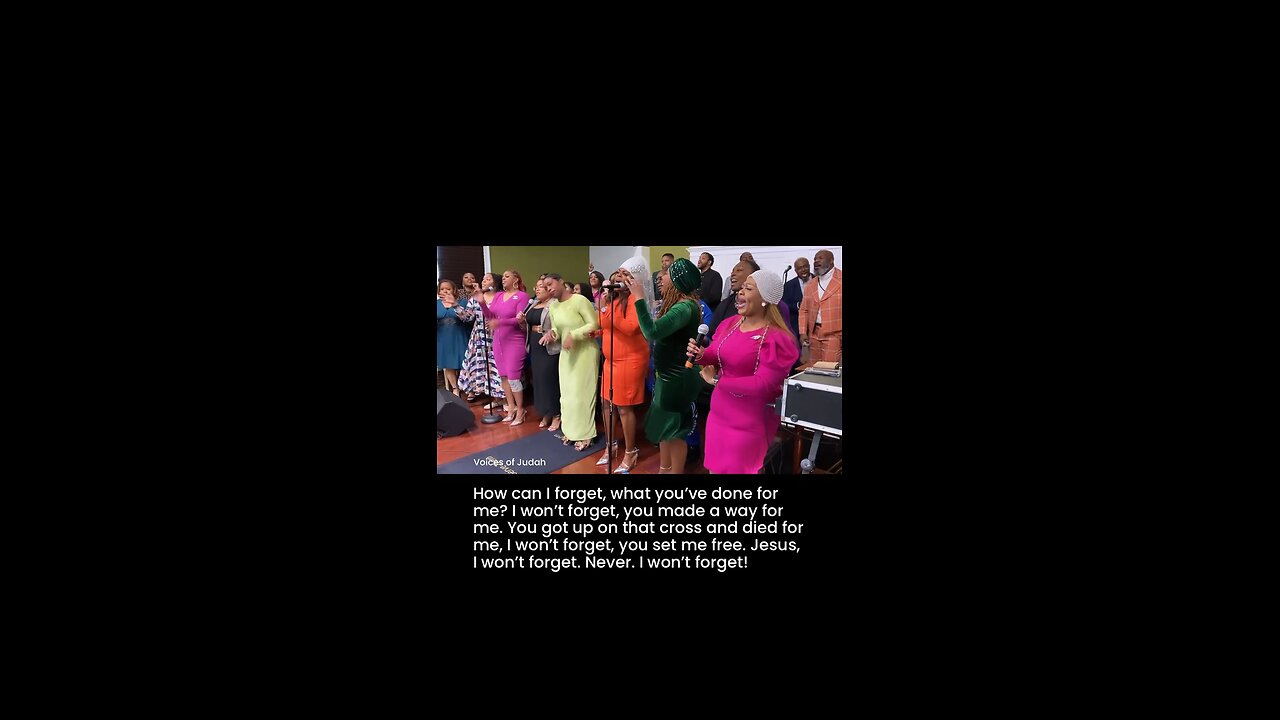 Voices of Judah - Jesus we won’t forget 🎤🎵🎶🙌🏾👠