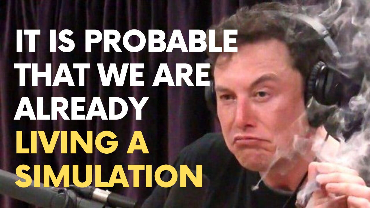 ELON MUSK DOESN'T RULE THE POSSIBILITY THAT WE'RE LIVING IN A SIMULATION | LEGENDADO