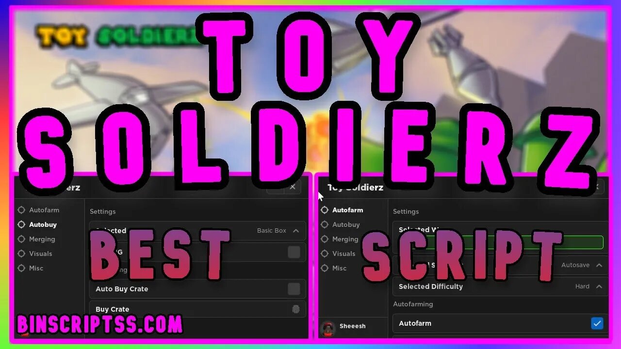 ROBLOX OP Toy SoldierZ Script - Lots of features *PASTEBIN 2023*