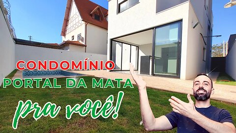 CASA0172 SOBRADO COM PISCINA - OTIMA OPORTUNIDADE NO CONDOMÍNIO VIVENDAS DA MATA